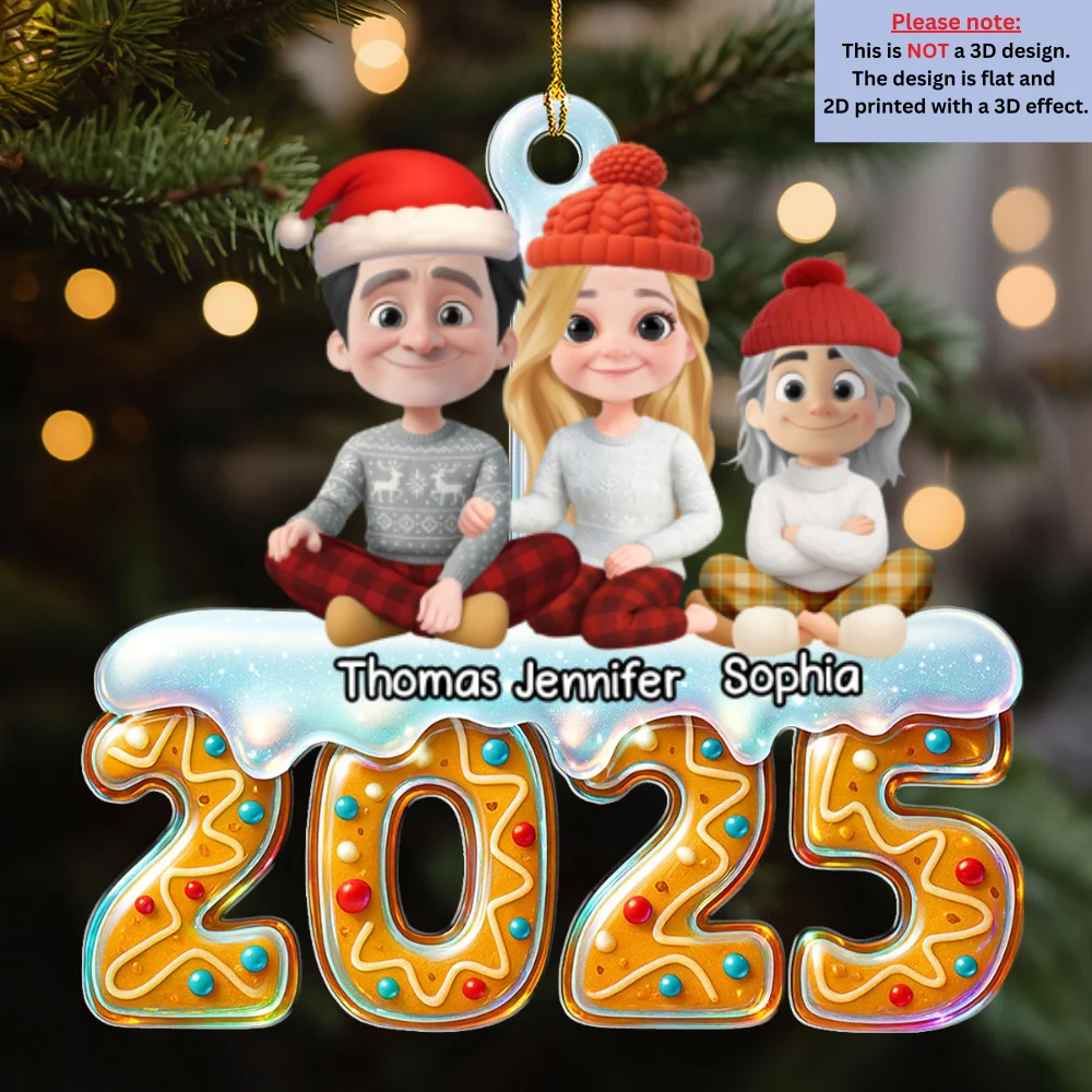 2025 Family Reunion - Personalized Custom Acrylic Ornament - Image 5