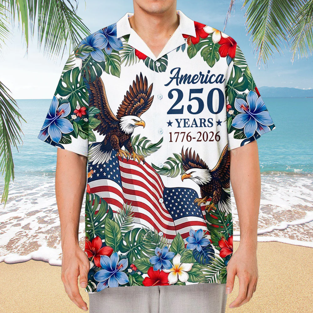 250th Anniversary USA - Personalized Custom Hawaiian Shirt - Image 2