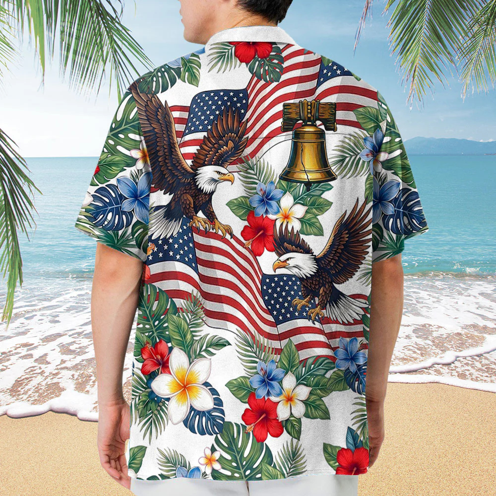 250th Anniversary USA - Personalized Custom Hawaiian Shirt - Image 3