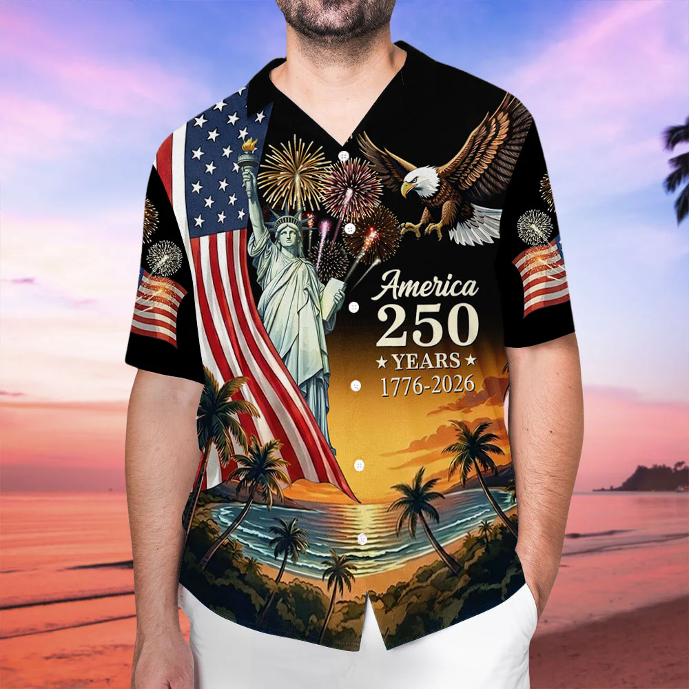 250th Anniversary USA - Personalized Custom Hawaiian Shirt - Image 5