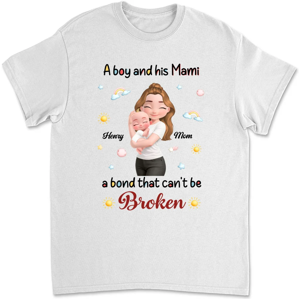 A Baby And Mama - Personalized Custom Shirt - Image 6