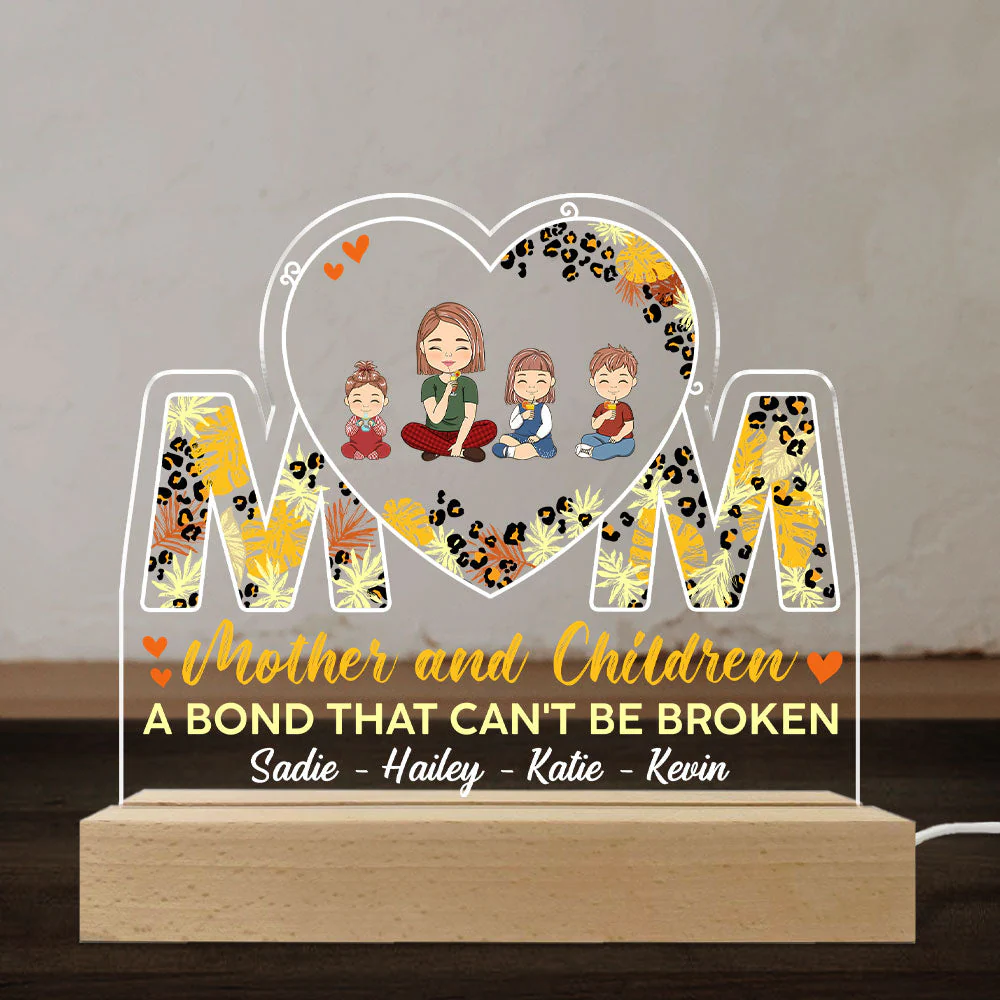 A Bond That Cant Be Broken - Personalized Custom LED Light - Image 3