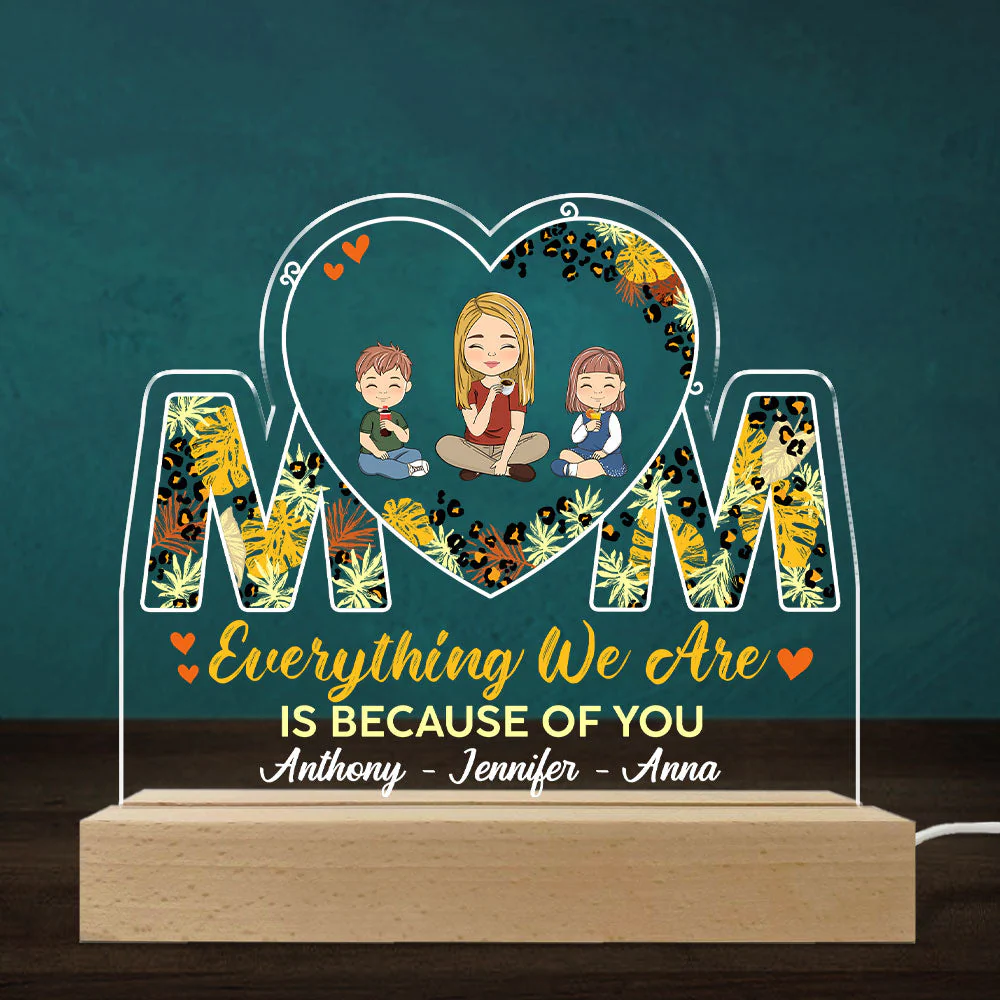 A Bond That Cant Be Broken - Personalized Custom LED Light - Image 4