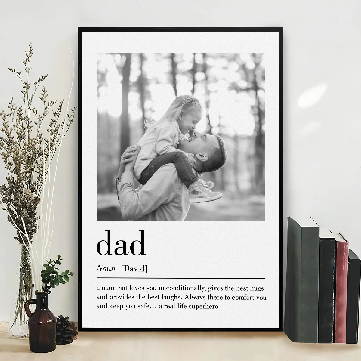 A Dad Like No Other - Personalized Custom Poster - Image 2