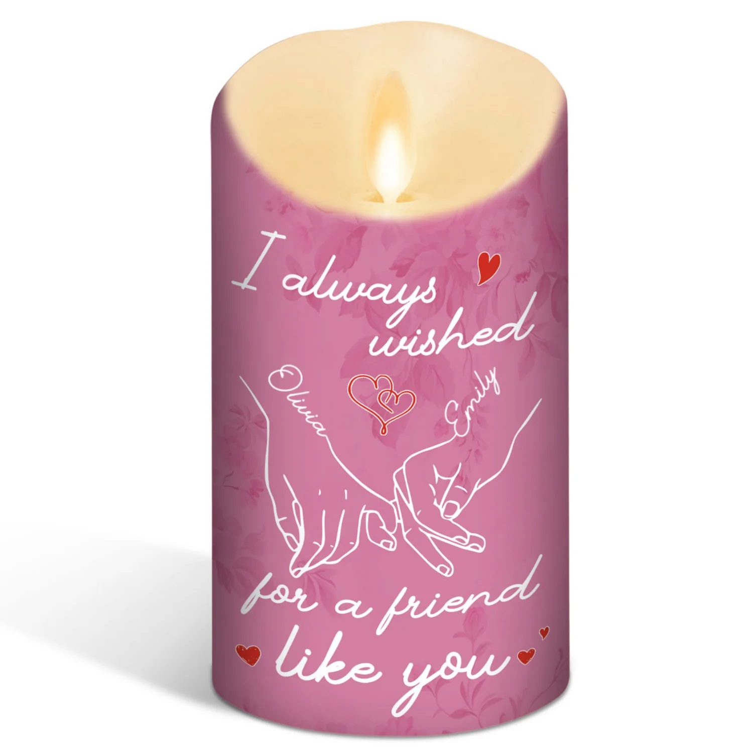 A Friend Like You - Personalized Custom LED Candle - Image 5