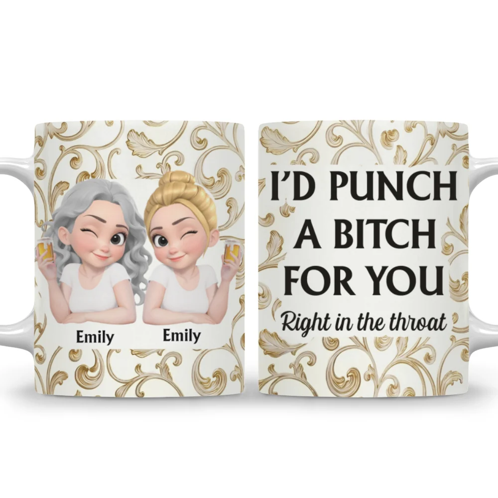 A Friendship Like Ours - Personalized Custom Coffee Mug - Image 7