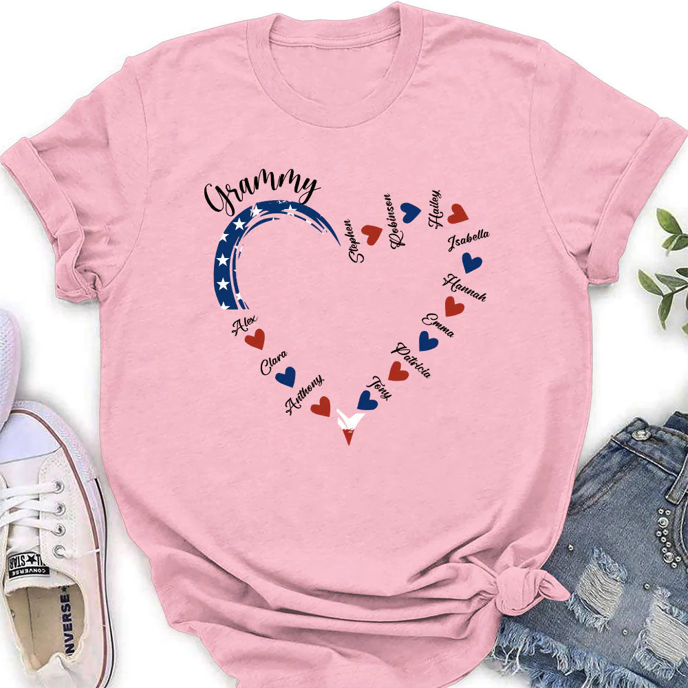 A Garden Of Love - Personalized Custom Women's T-shirt - Image 4