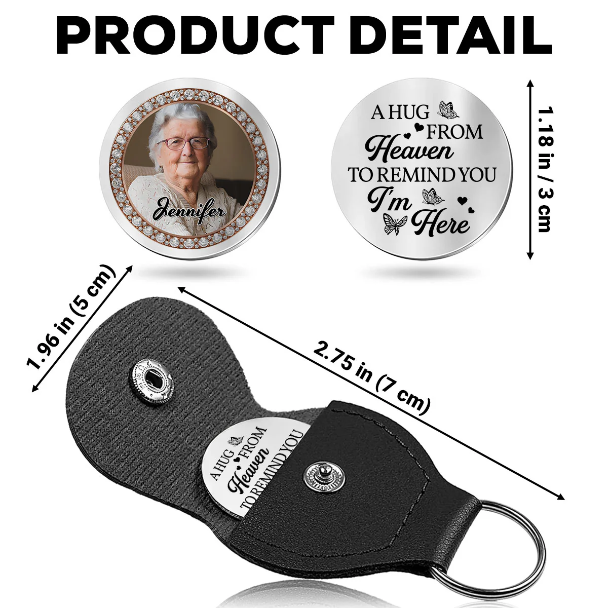 A Hug To Remind You - Personalized Custom 3D Effect Pocket Hug - Image 5