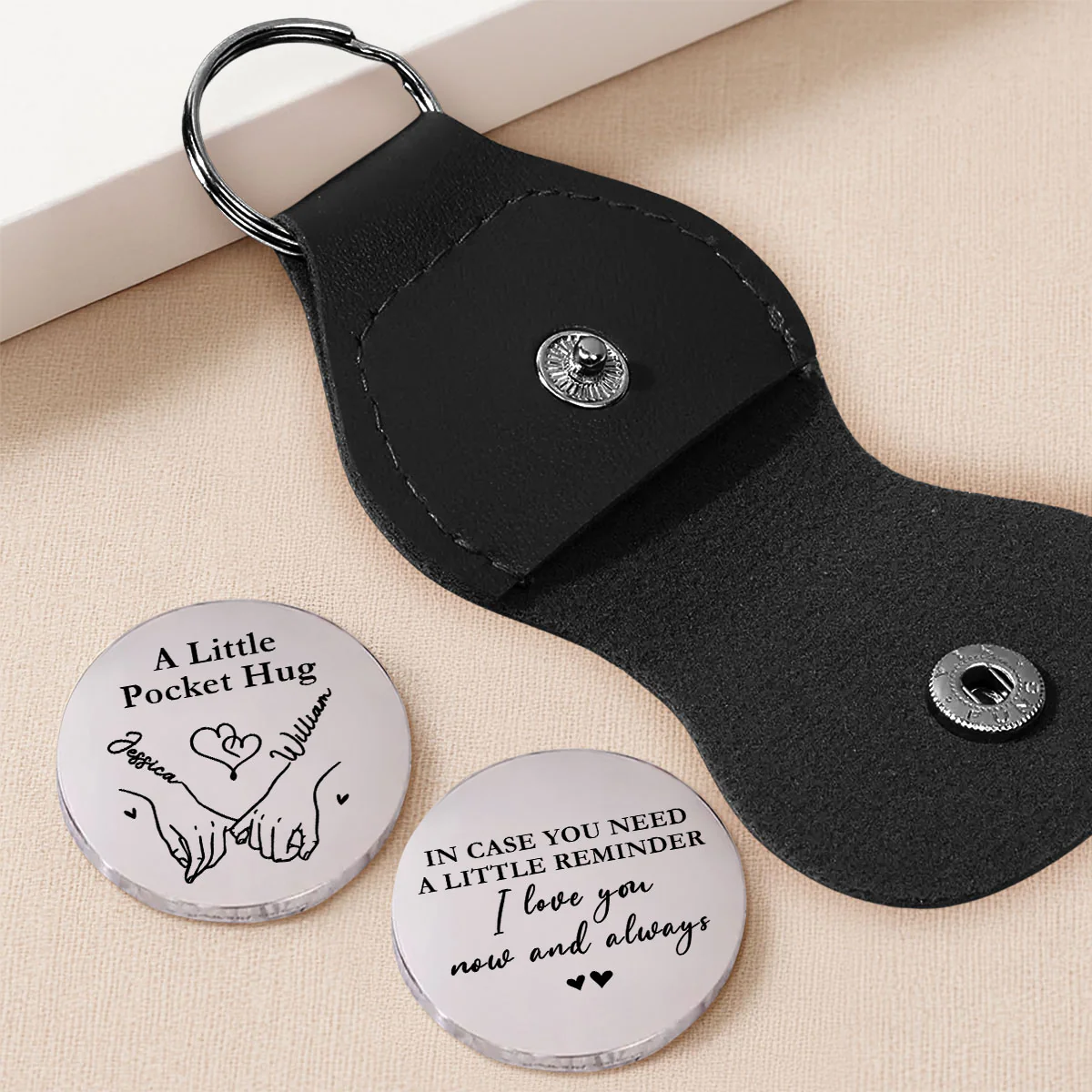 A Little Reminder Love You Always - Personalized Custom Pocket Hug - Image 2