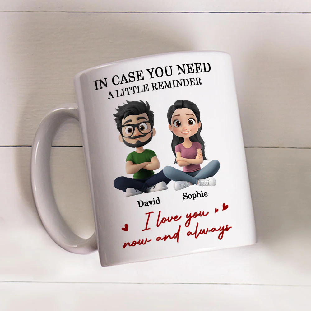 A Little Reminder - Personalized Custom Coffee Mug - Image 3