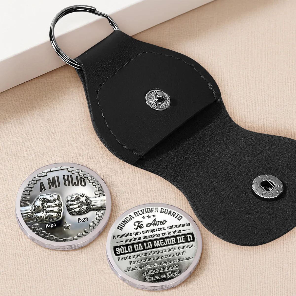 A Mi Hijo Creo En Ti - Abrazo Personalizado Y Personalizado - Image 2