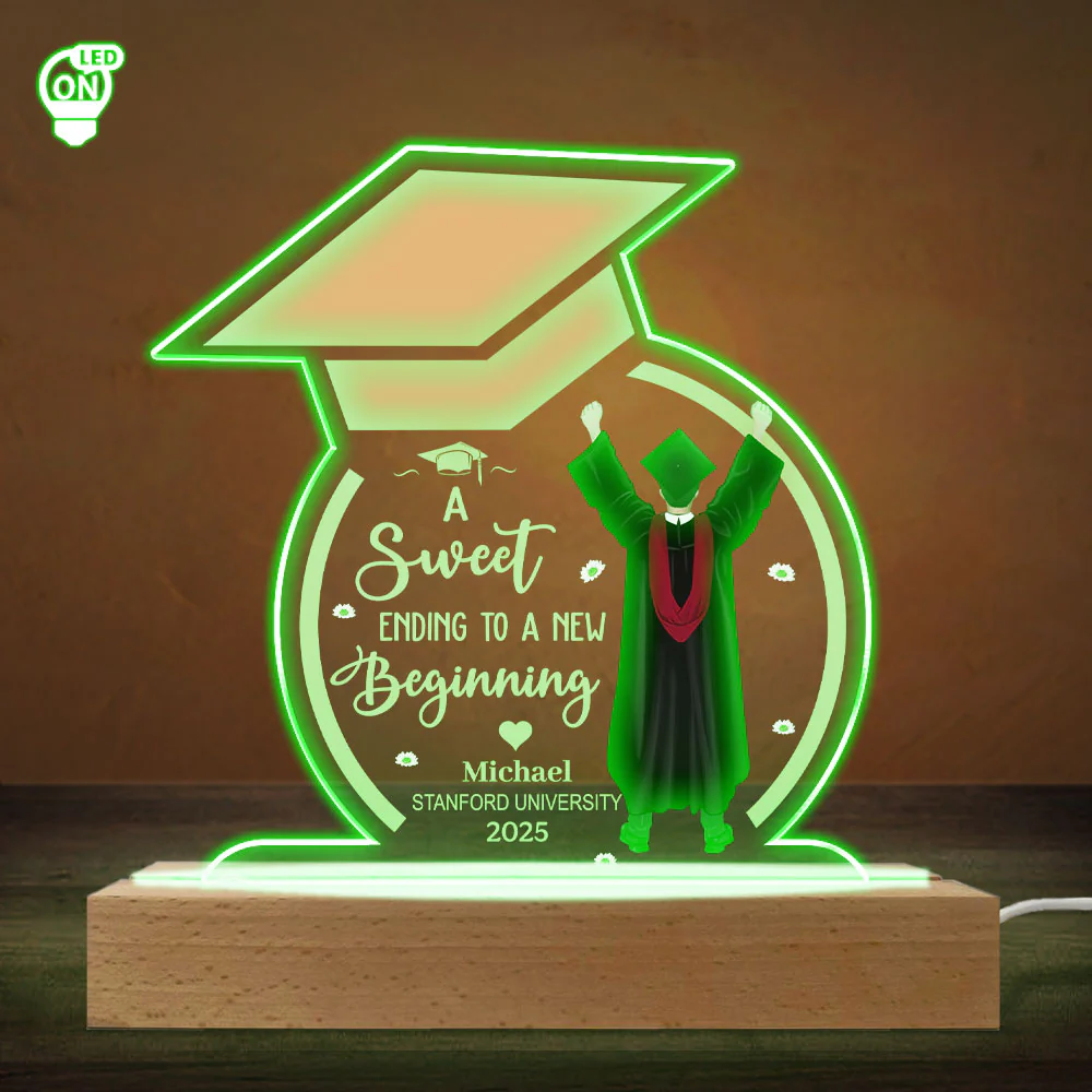 A Sweet Ending - Personalized Custom LED Light - Image 4