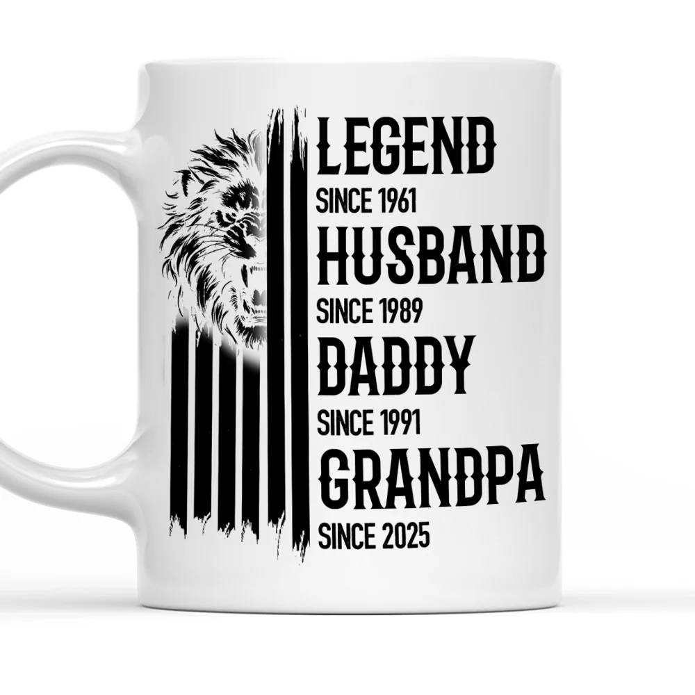 A True King - Personalized Custom Coffee Mug