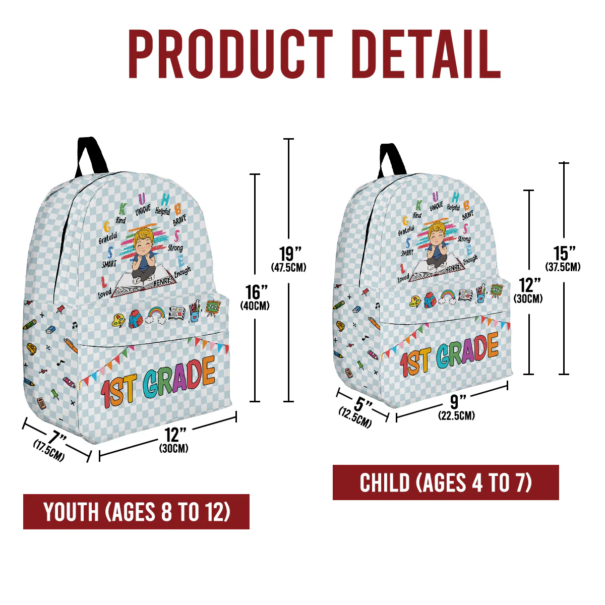 Active Learning Fun - Personalized Custom Backpack - Image 5
