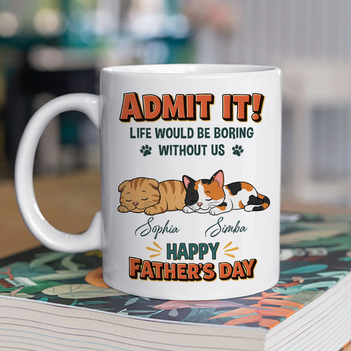 Admit It Dad - Personalized Custom Coffee Mug - Image 2