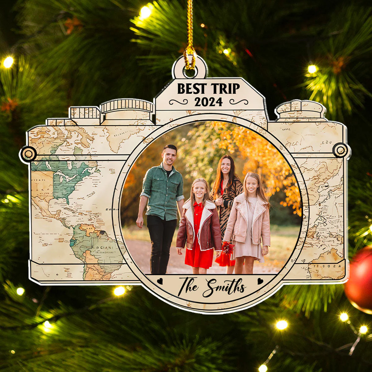 Adventure Ornament - Personalized Custom Acrylic Ornament - Image 2