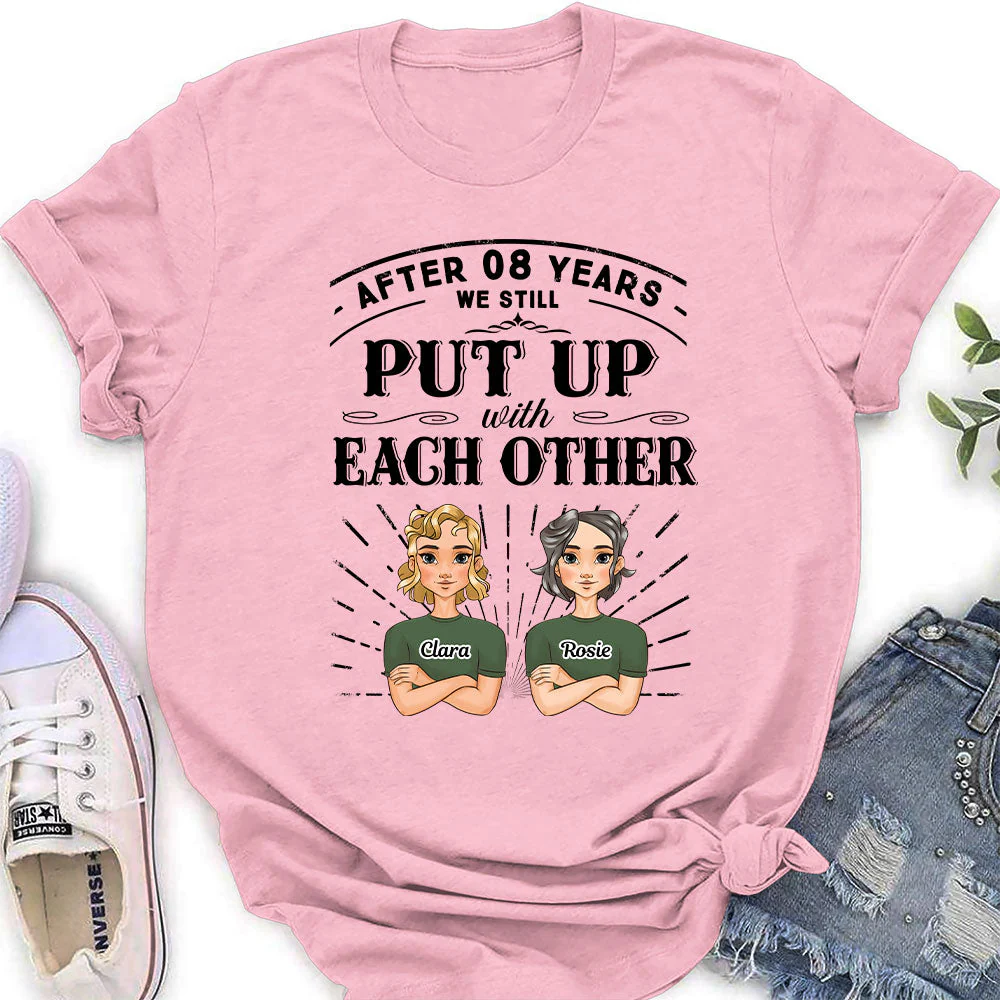 After Years Put Up With Each Other - Personalized Custom Women's T-shirt - Image 3