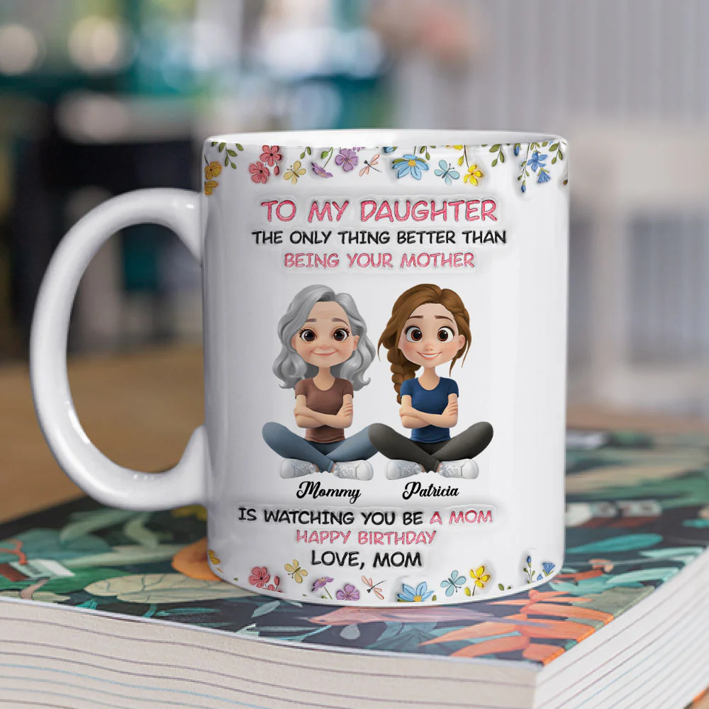 All My Love Is Yours My Child - Personalized Custom 3D Inflated Effect Mug - Image 5