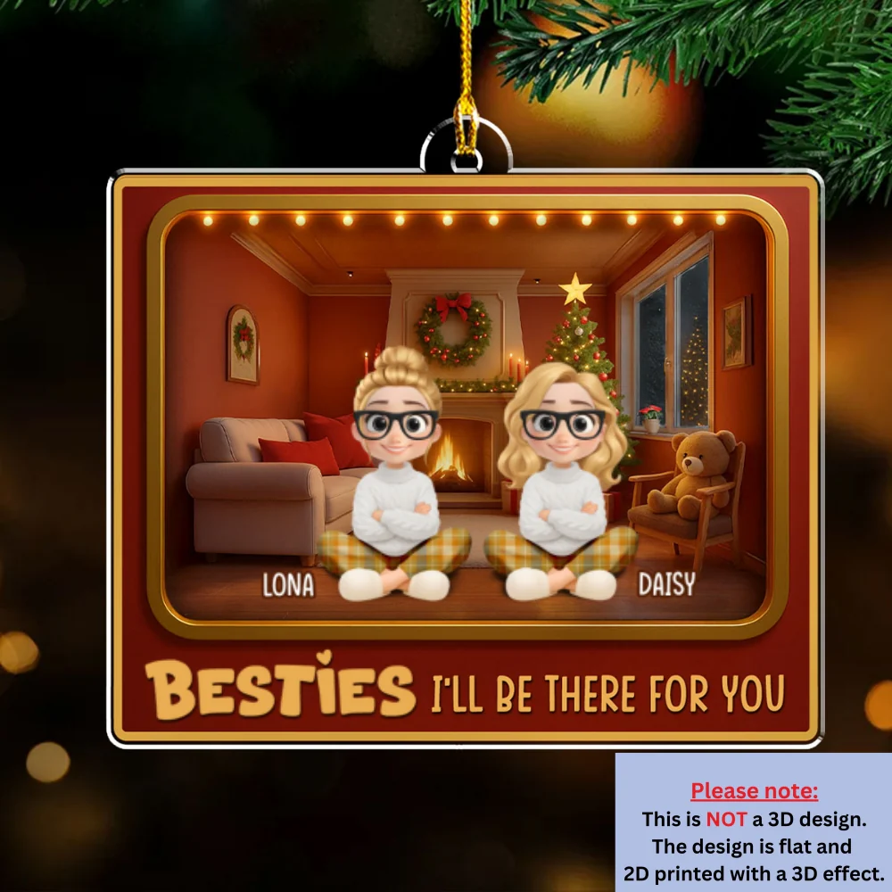 All The Jingle Ladies - Personalized Custom Acrylic Ornament - Image 6