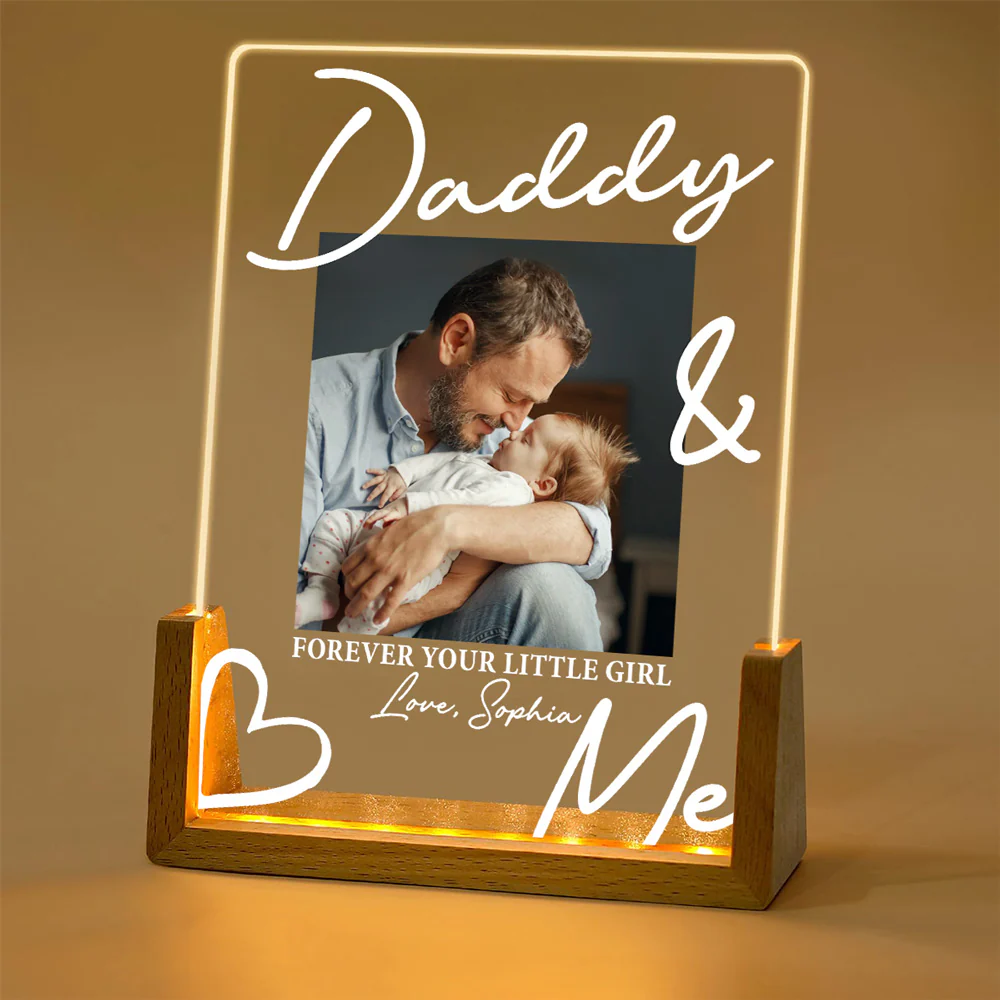 Always Be Your Little Girl - Personalized Custom Night Light
