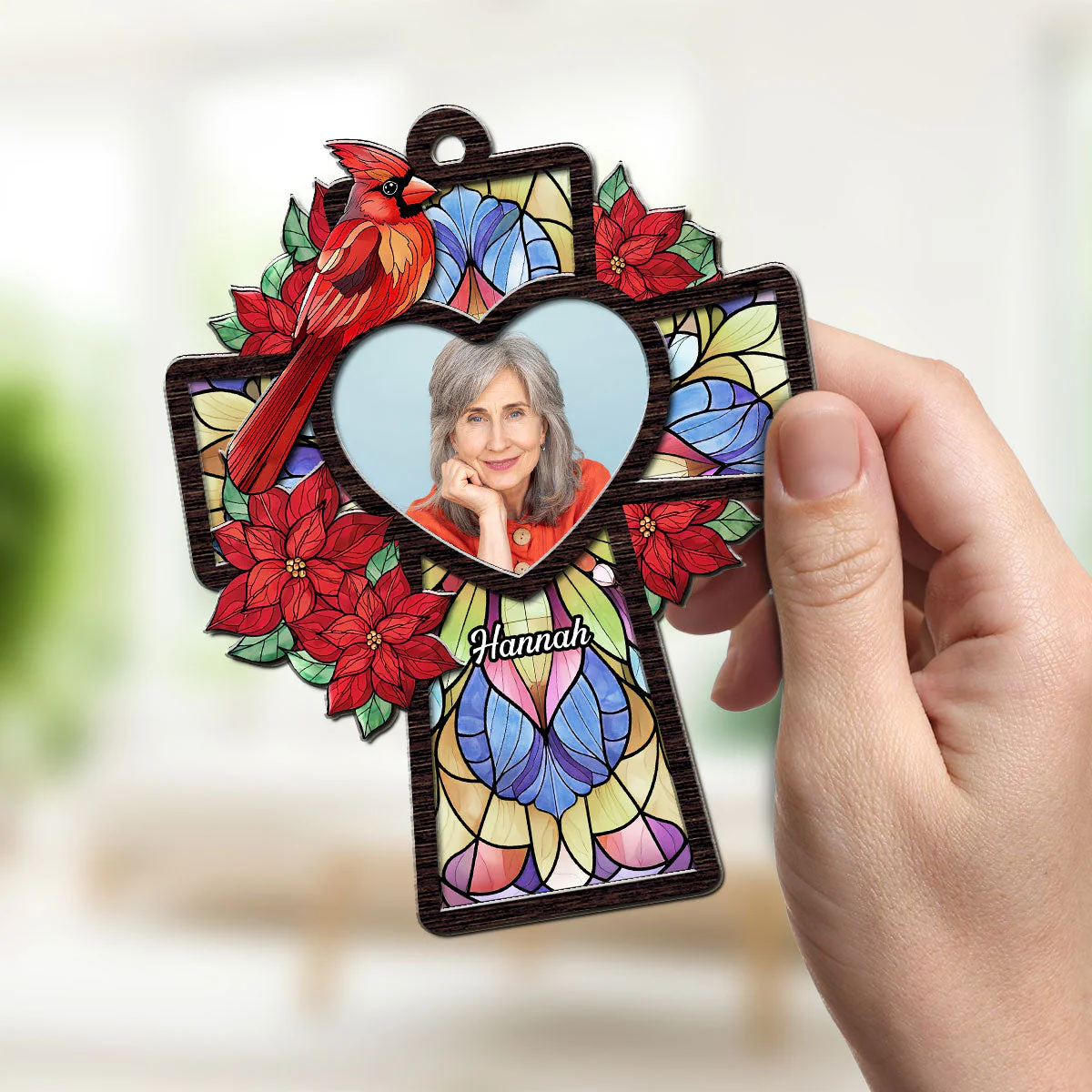 Always Beside You - Personalized Custom Suncatcher - Image 4