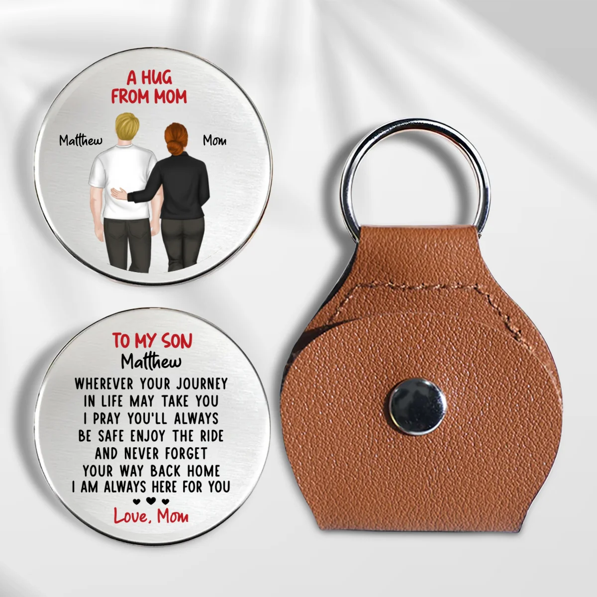 Always Here For You - Personalized Custom Pocket Hug - Image 6