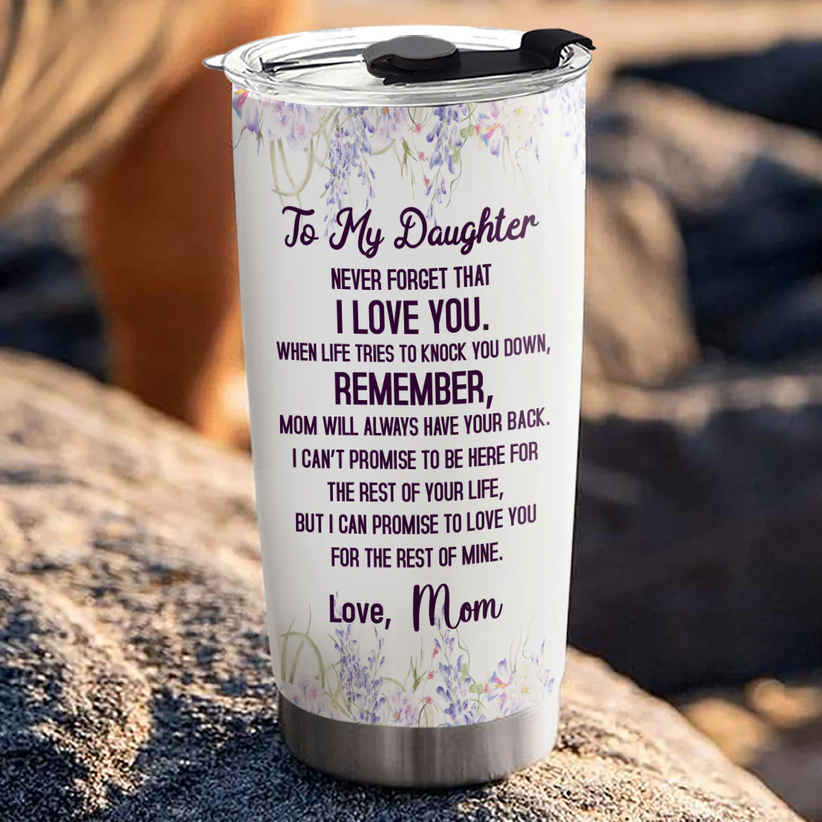 Always Love You My Daughter - Personalized Custom Tumbler - Image 3