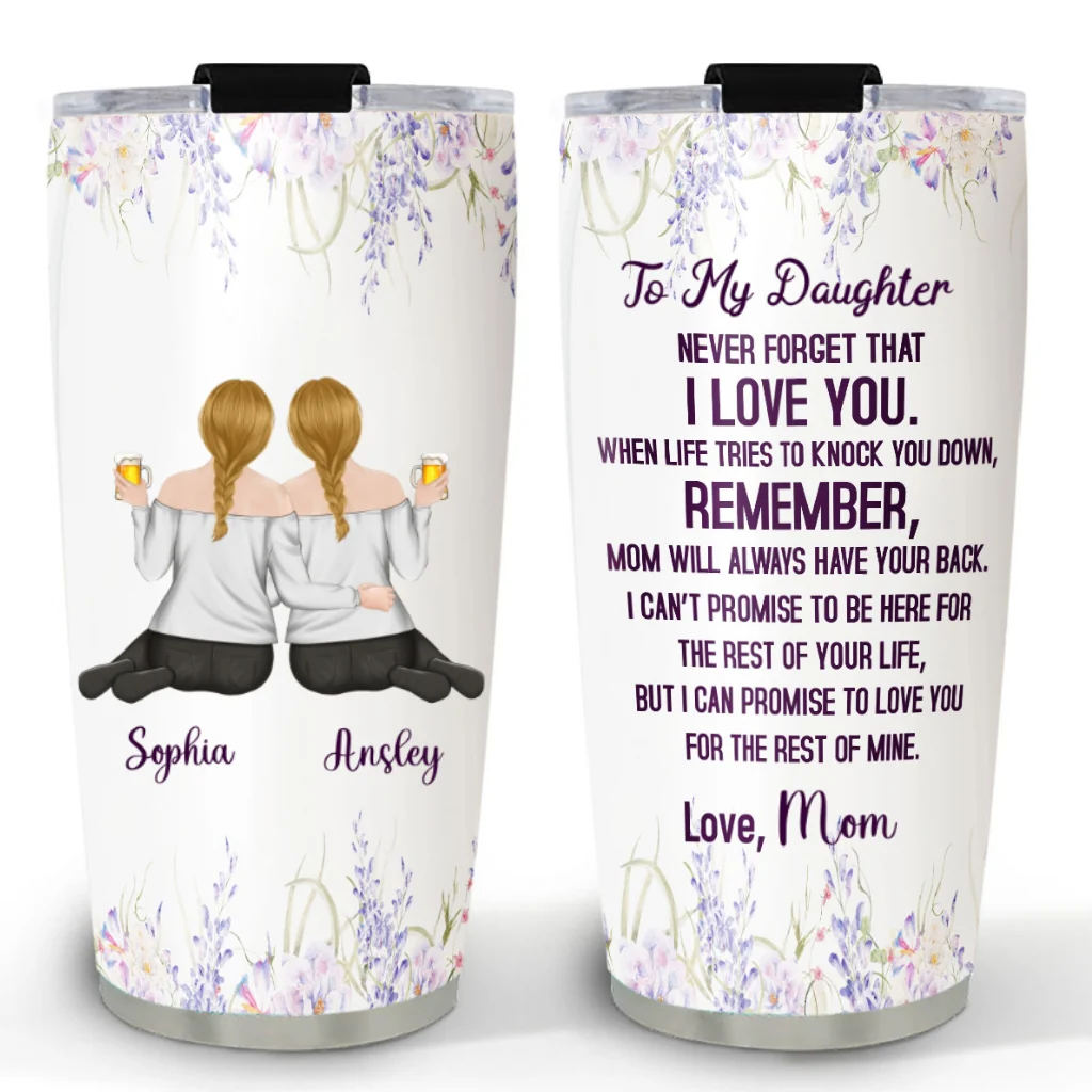 Always Love You My Daughter - Personalized Custom Tumbler - Image 5