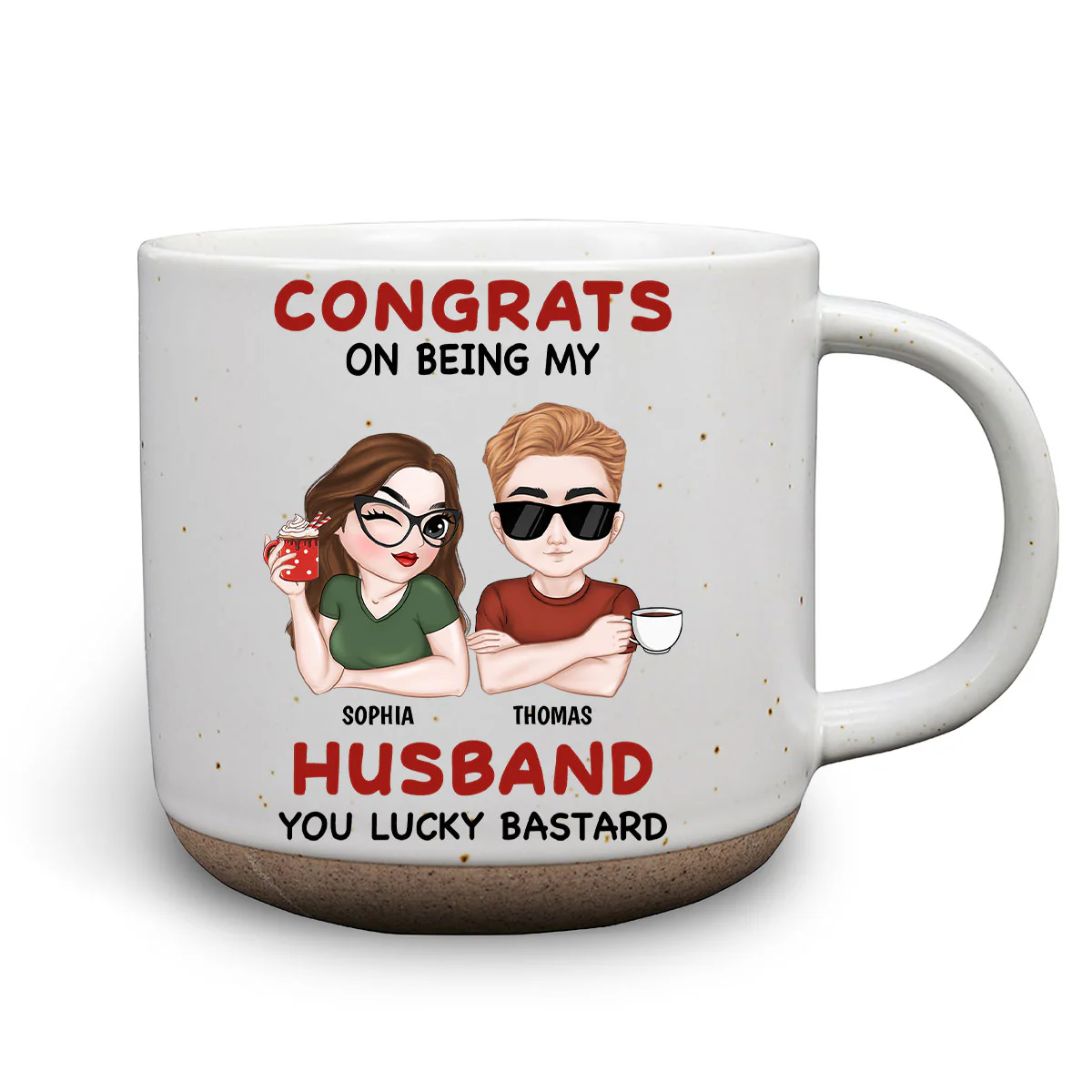 Always Love You - Personalized Custom Pottery Mug