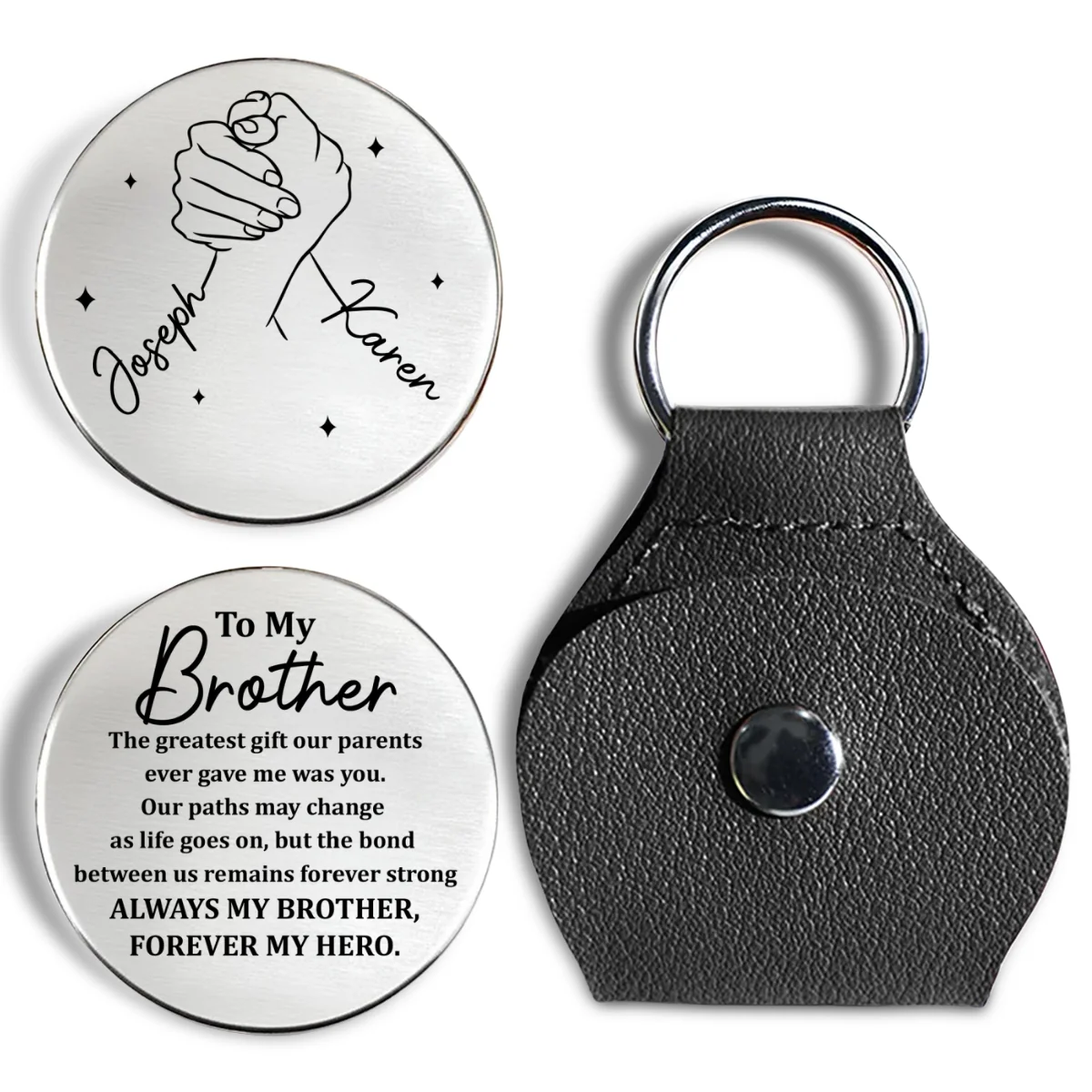 Always My Brother - Personalized Custom Pocket Hug - Image 7