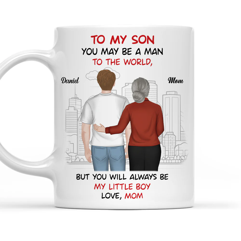 Always My Little Boy - Personalized Custom Coffee Mug