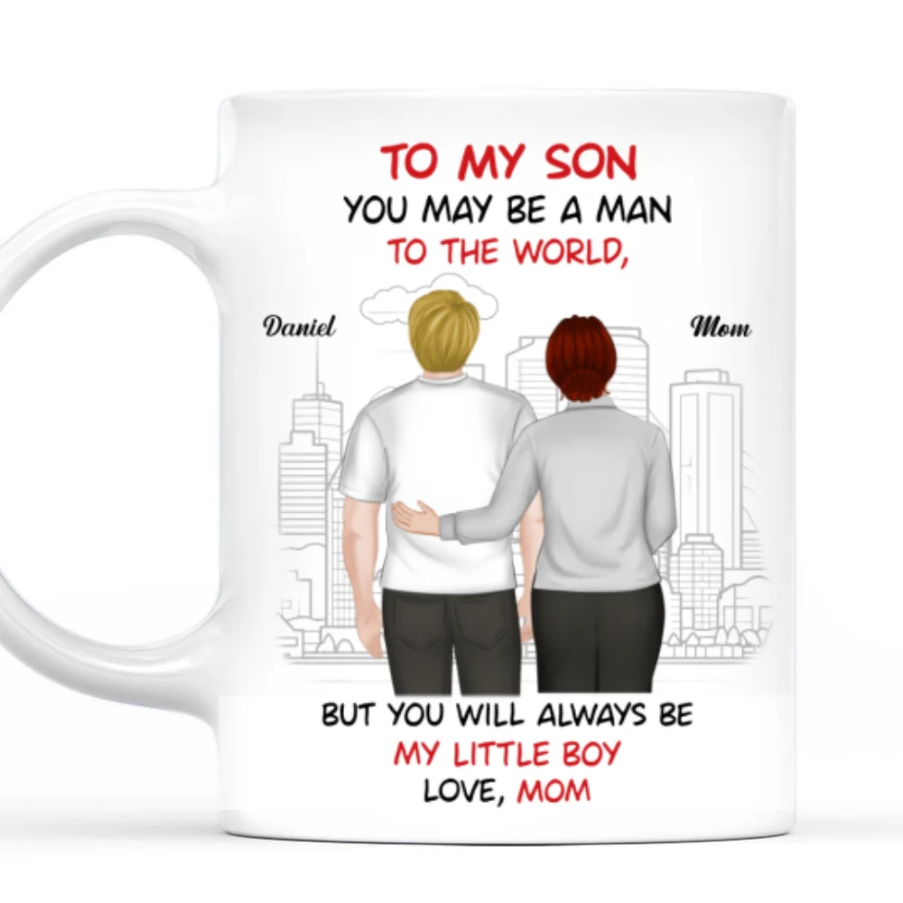 Always My Little Boy - Personalized Custom Coffee Mug - Image 6