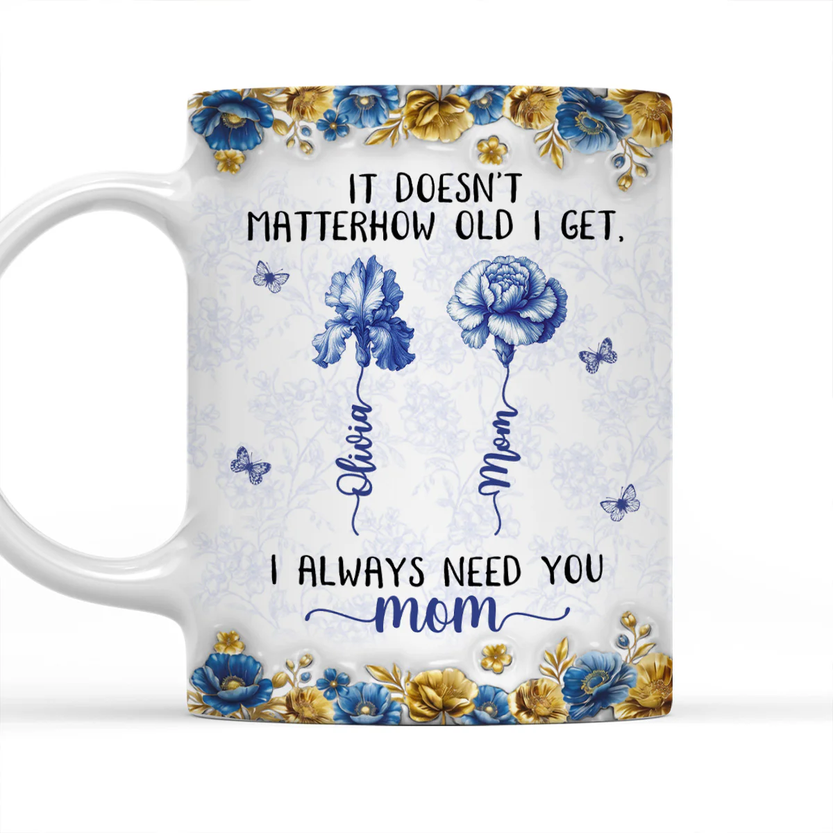 Always Need You Mom - Personalized Custom Coffee Mug
