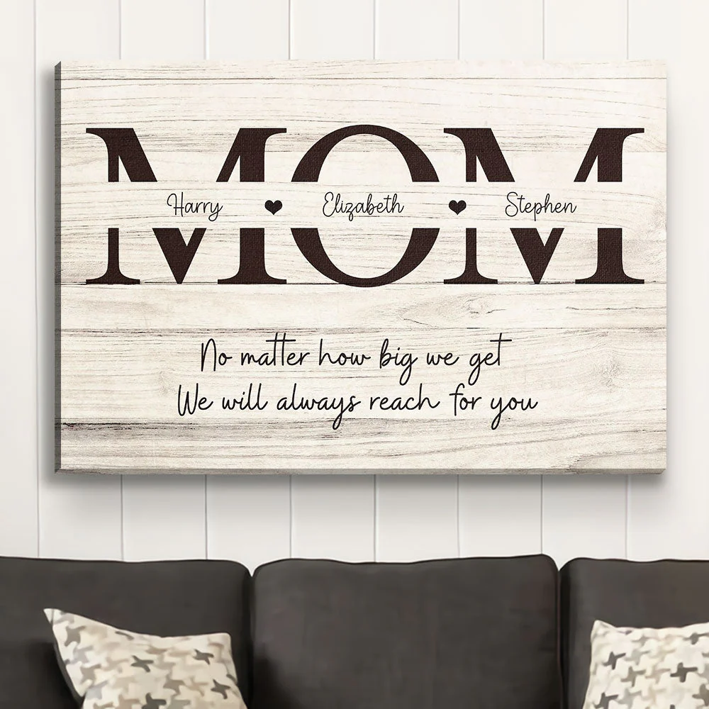 Always Reach For You - Personalized Custom Canvas Print