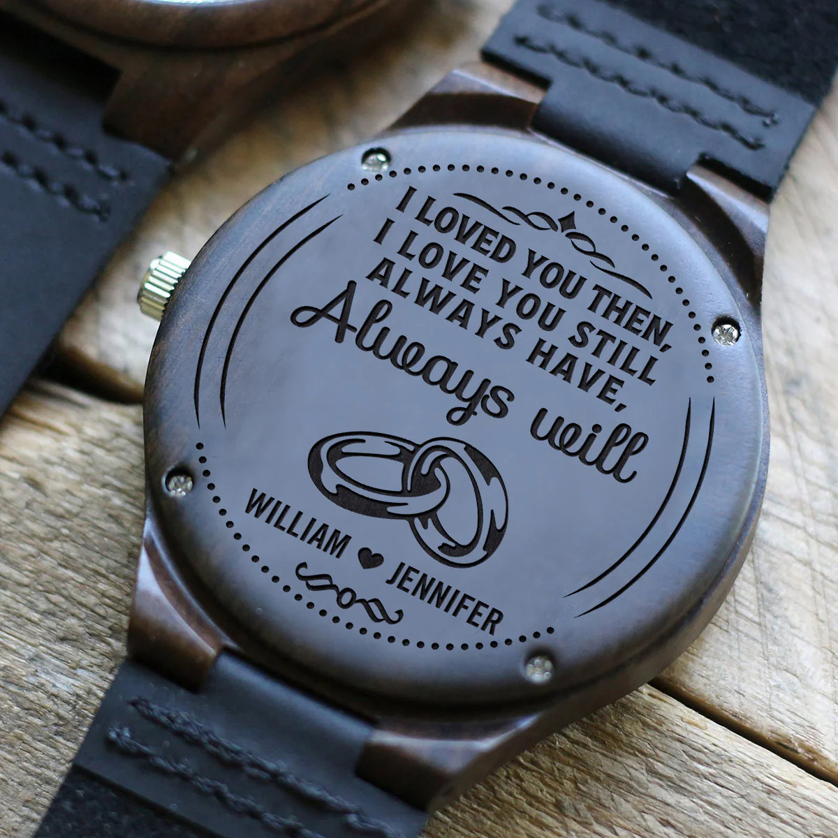 Always Will - Personalized Custom Wood Watch - Image 6