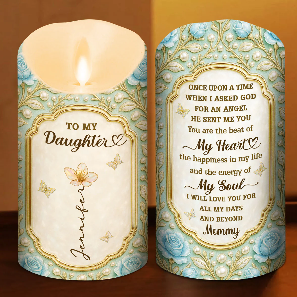 Always With You - Personalized Custom LED Candle - Image 3