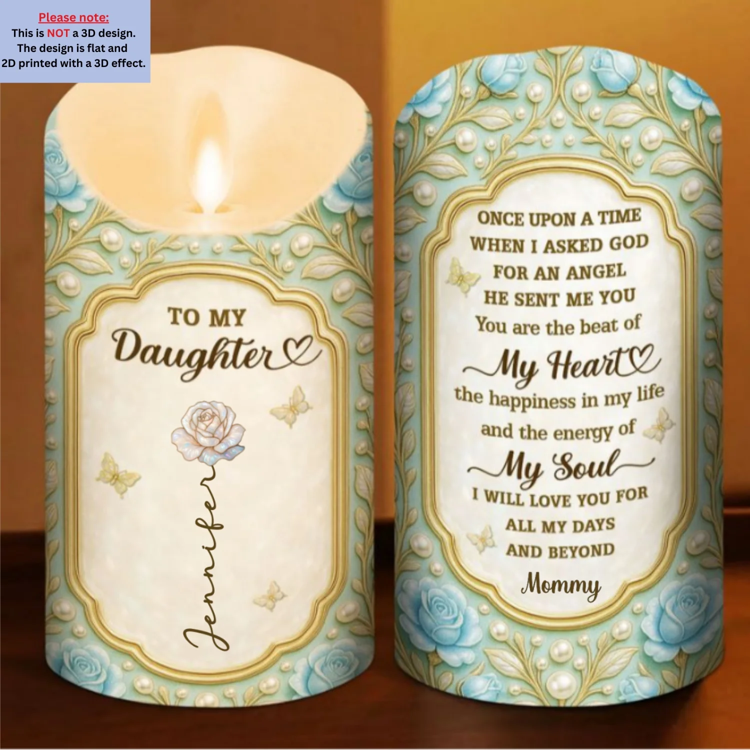 Always With You - Personalized Custom LED Candle - Image 7