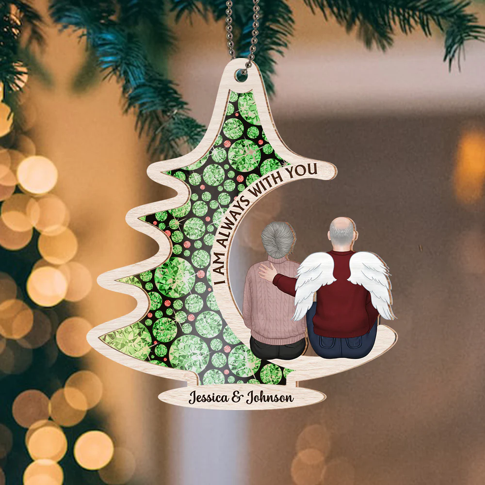 Always With You - Personalized Custom Suncatcher Ornament - Image 4
