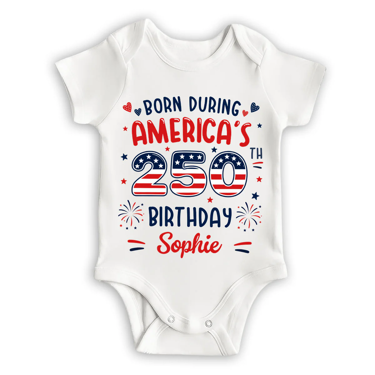 American Baby - Personalized Custom Baby Onesie
