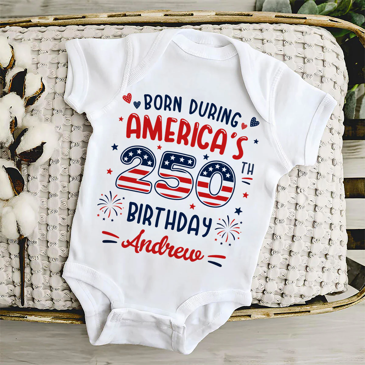 American Baby - Personalized Custom Baby Onesie - Image 4