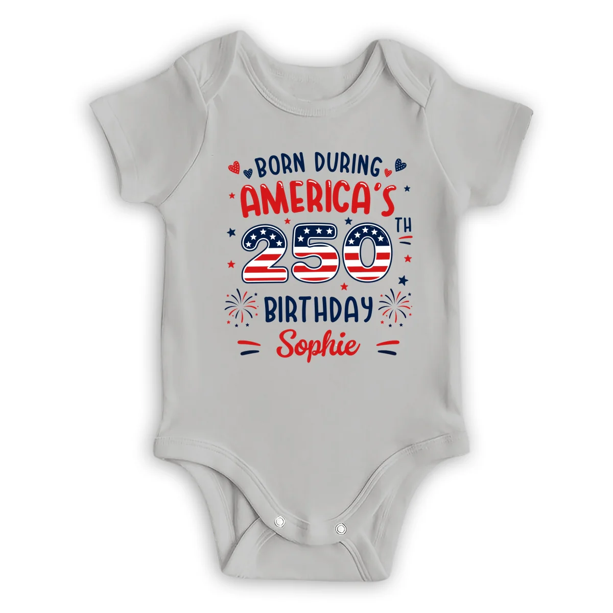 American Baby - Personalized Custom Baby Onesie - Image 7