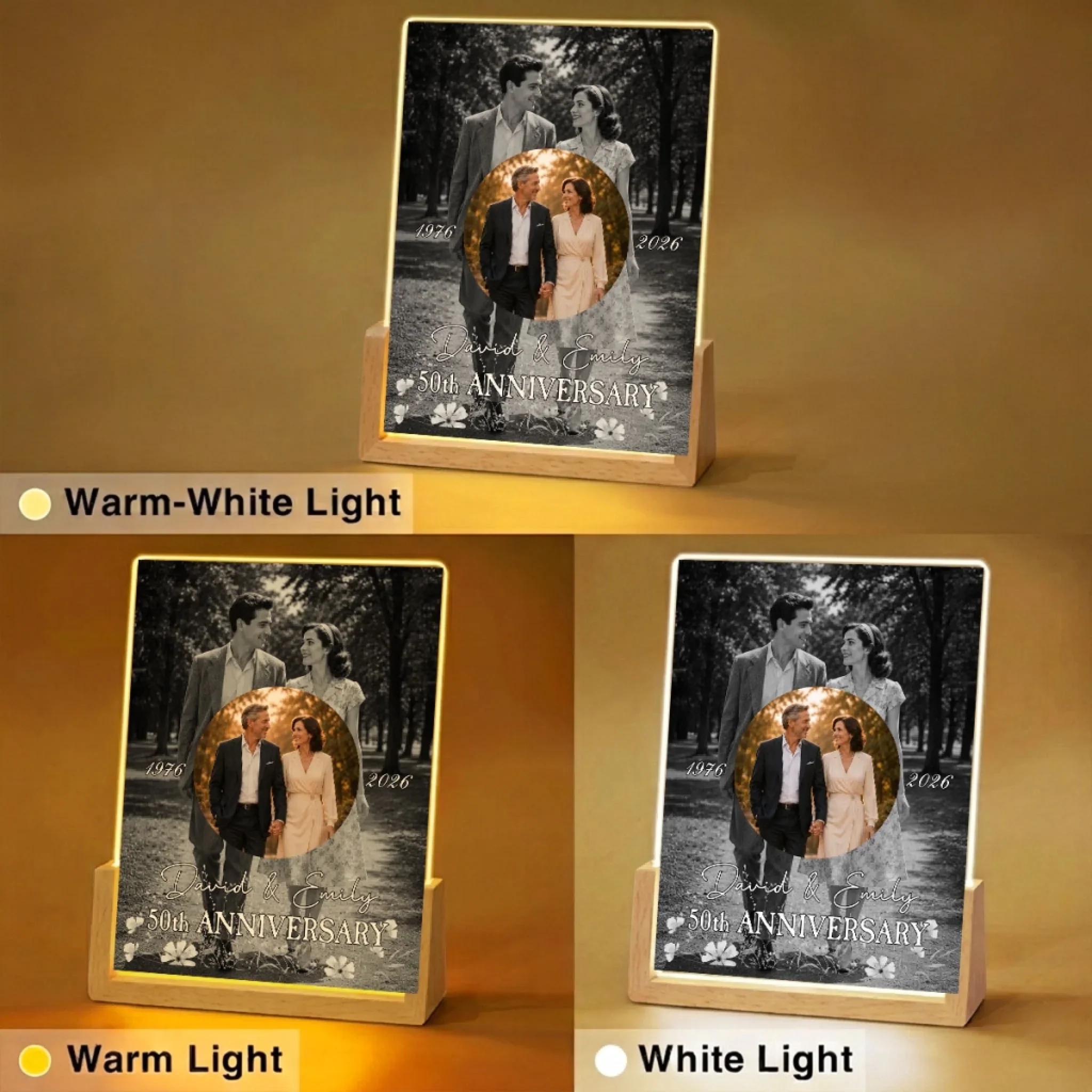 Anniversary Gift - Personalized Custom Night Light - Image 5