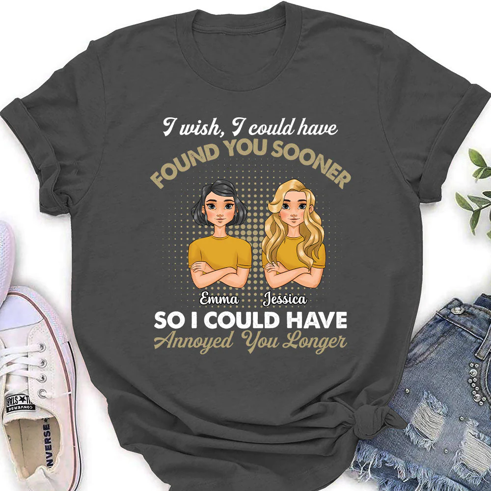 Annoyed You Longer - Personalized Custom Women's T-shirt - Image 4