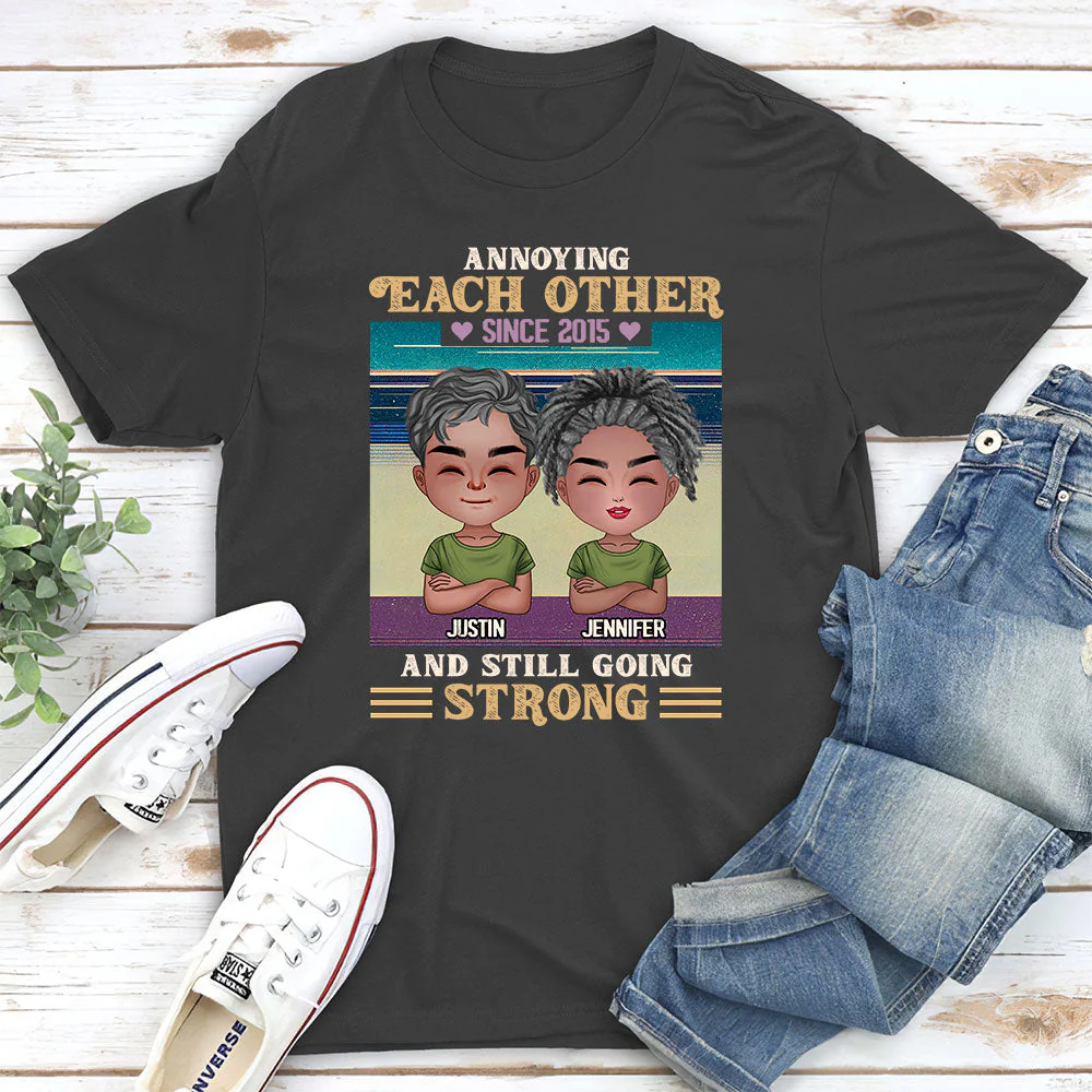 Annoying Since - Personalized Custom Classic T-shirt - Image 4