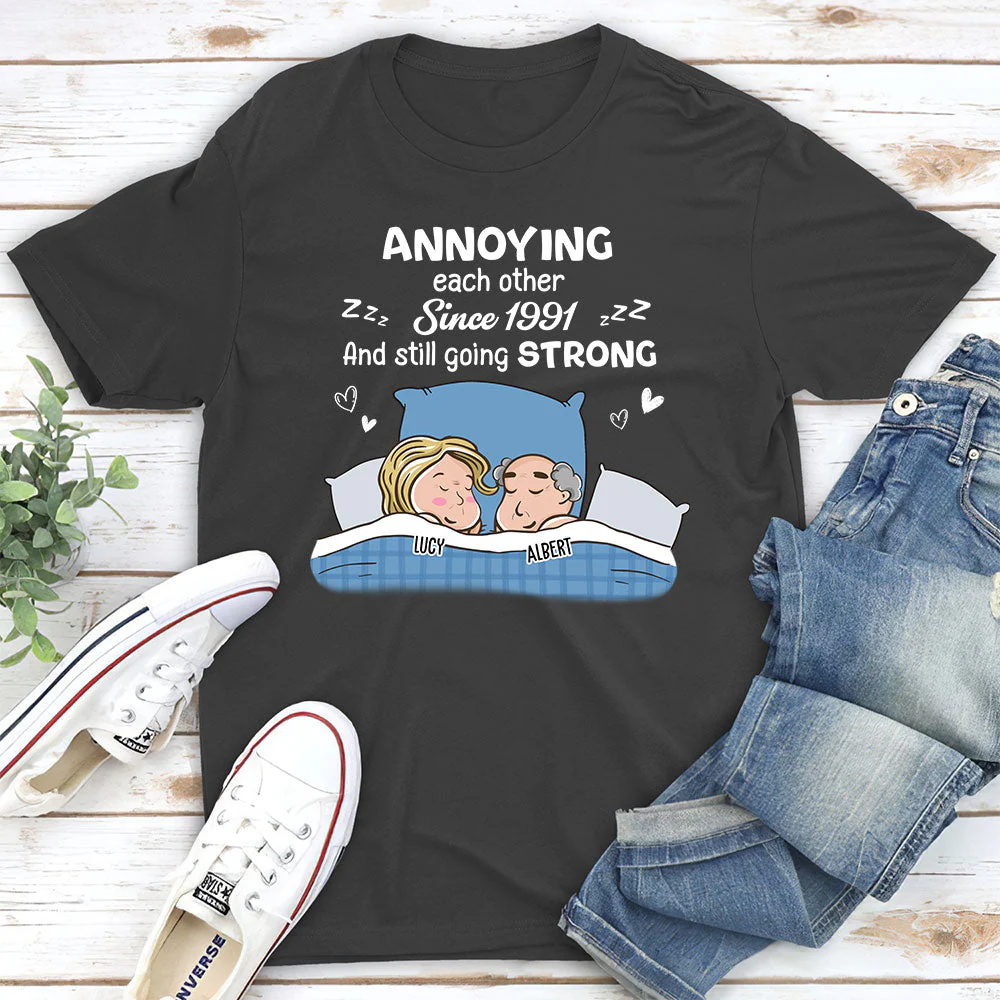 Annoying Sleeping - Personalized Custom Classic T-shirt - Image 5