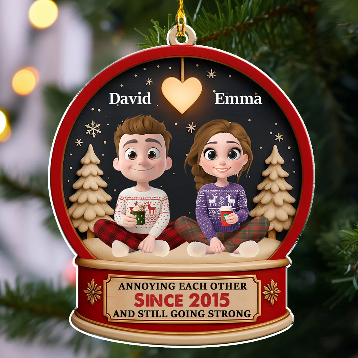 Annoying You - Personalized Custom Acrylic Ornament - Image 4