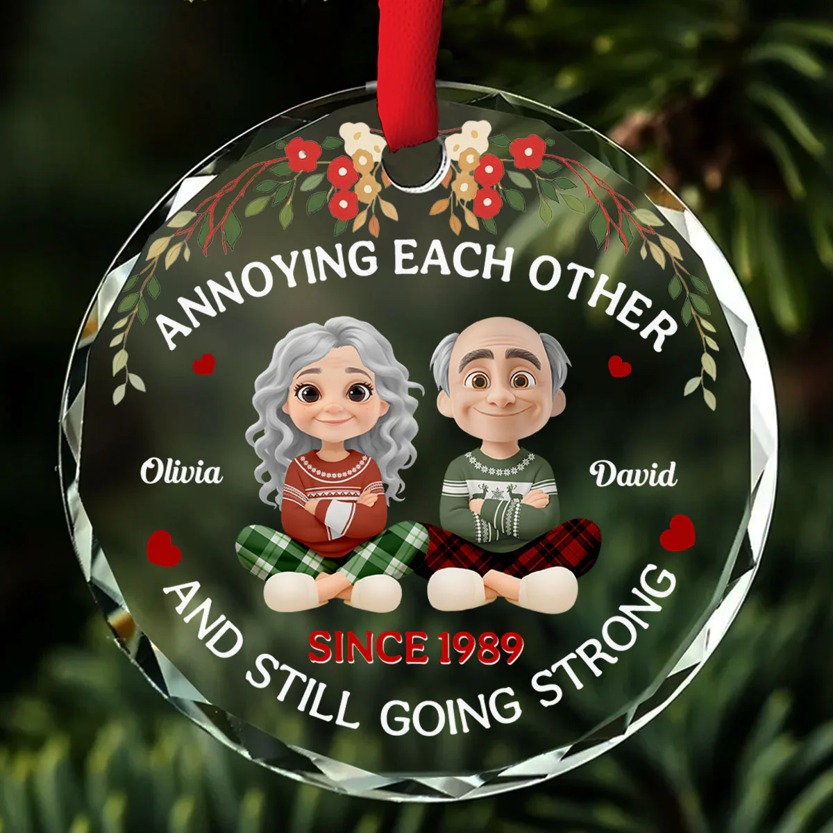 Annoying You - Personalized Custom Glass Ornament - Image 5