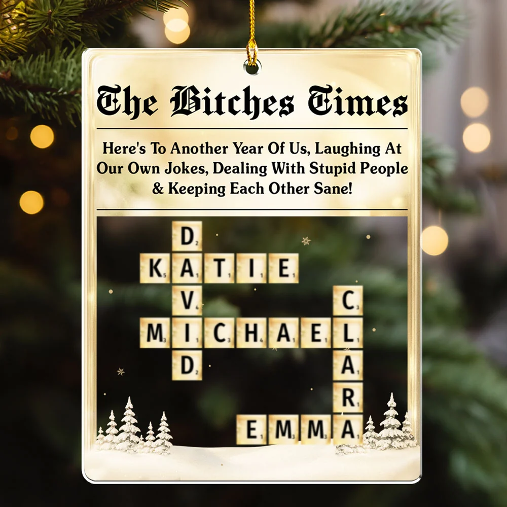 Another Year Together - Personalized Custom Acrylic Ornament - Image 6