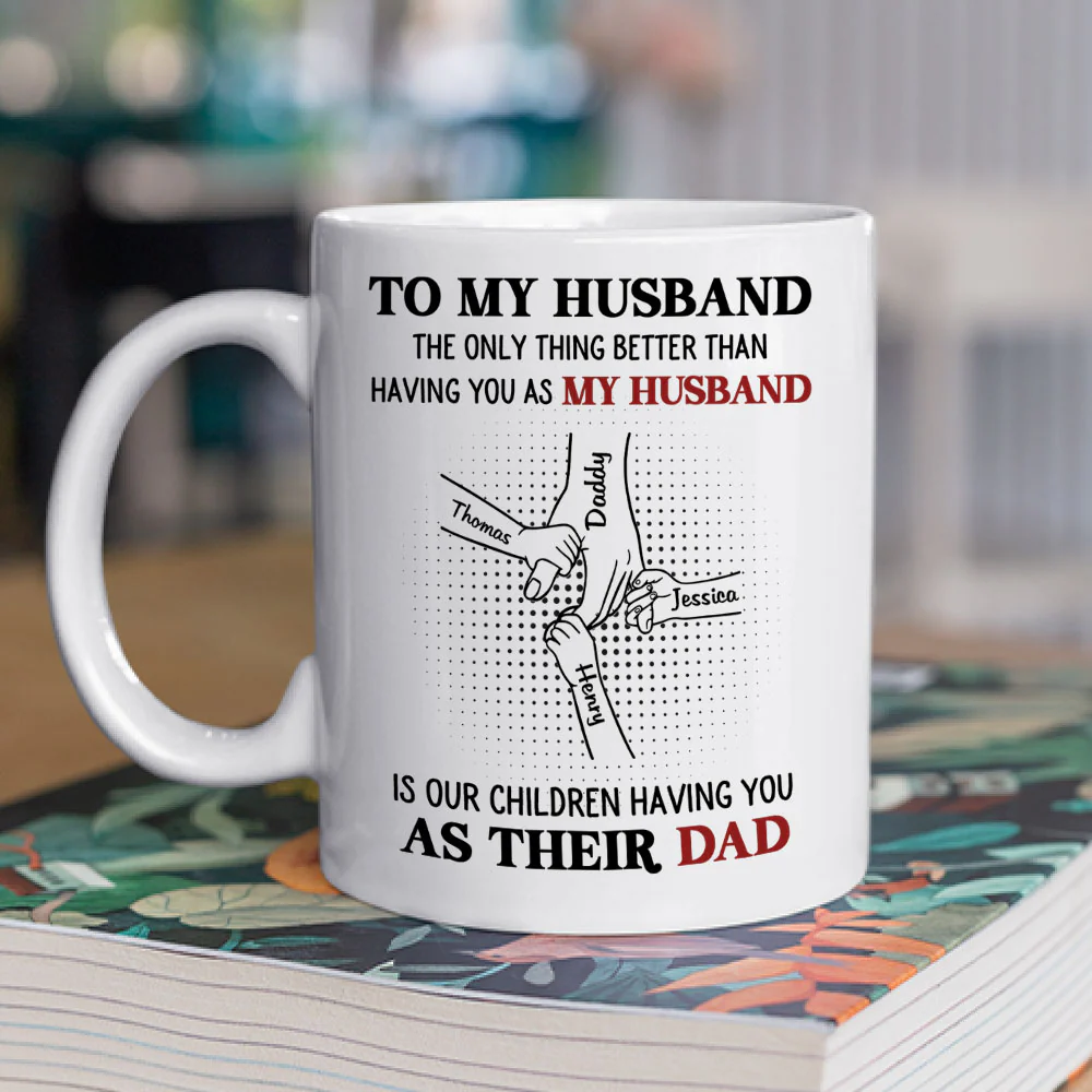 As Their Dad - Personalized Custom Coffee Mug - Image 2