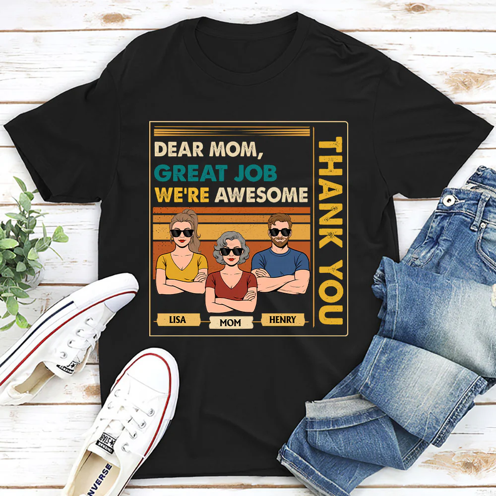 Awesome Mommy - Personalized Custom Shirt - Image 2